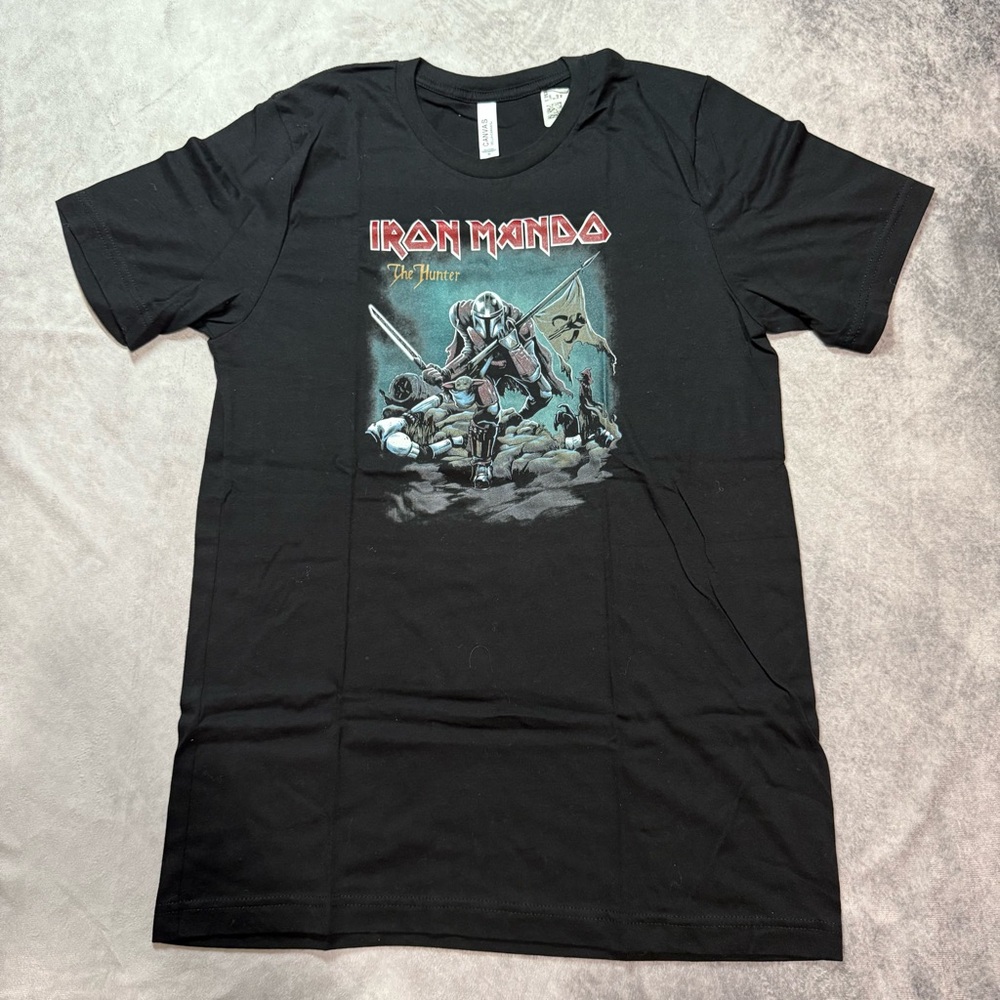 Black Iron Mando Graphic T-Shirt